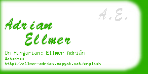 adrian ellmer business card