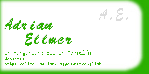 adrian ellmer business card